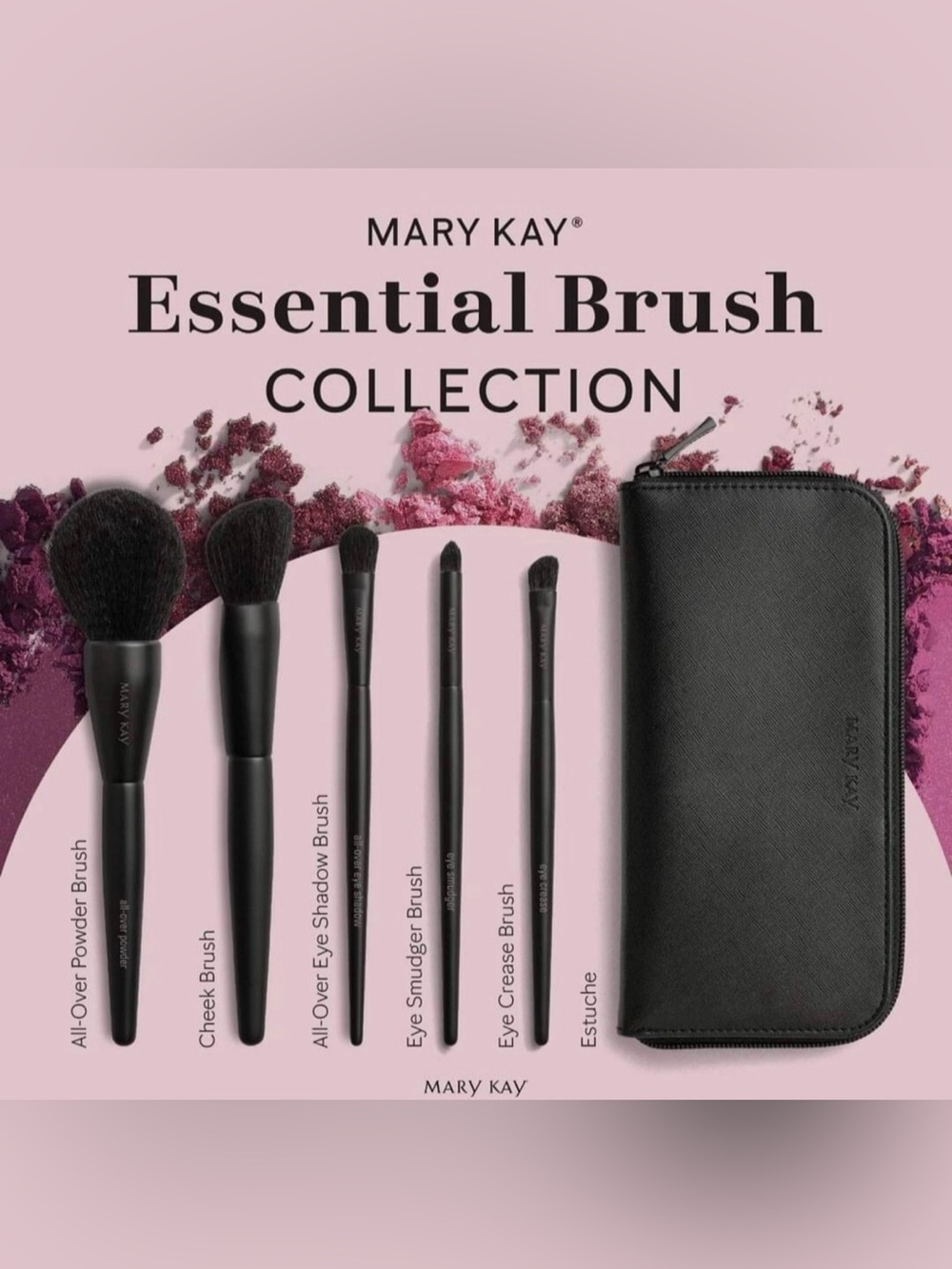 Mary Kay ✨ 8 Make-up Brushes Set ✨5 Essentials + 3 Bonus ✨Cleaned & Santized✨